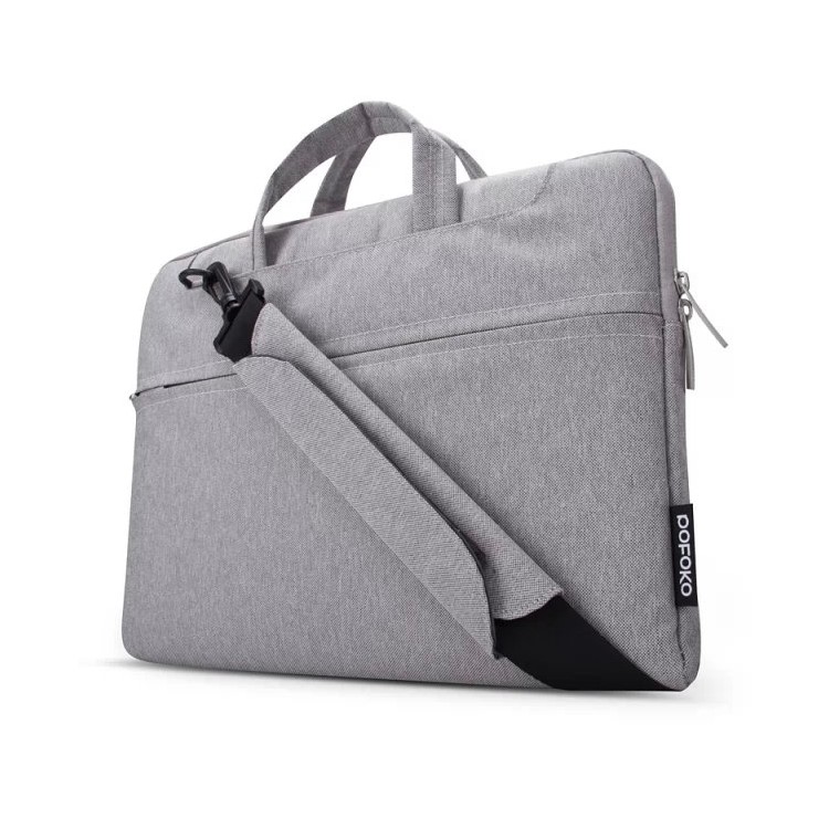 POFOKO Seattle Single Schulter Laptop Tasche Für MacBook Pro 15.4 Zoll Mit Retina-Display - Grau-4