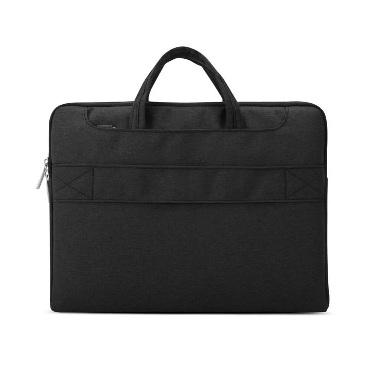 POFOKO Seattle Single Shoulder Laptop Sleeve Bag for iPad Pro MacBook Air Pro 13.3 inch - Black-2