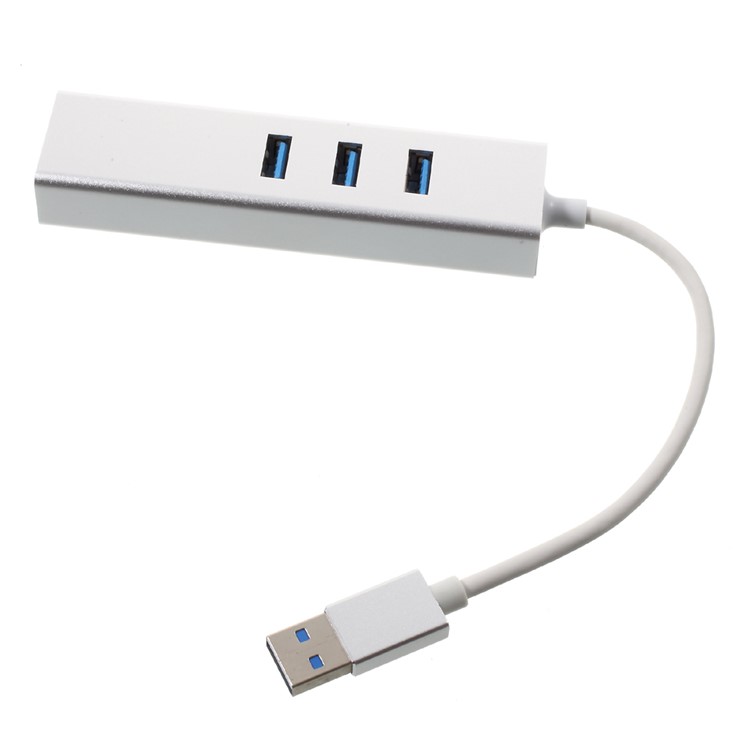 USB 3.0 to RJ45 10/100/1000Mbps Gigabit Ethernet Network Lan Adapter with 3 USB Ports-2