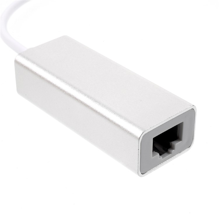 Adaptateur Ethernet USB 2.0 À 10 / 100mbps Réseau RJ45 Lan Adaptateur Câblé - Couleur Argent-4