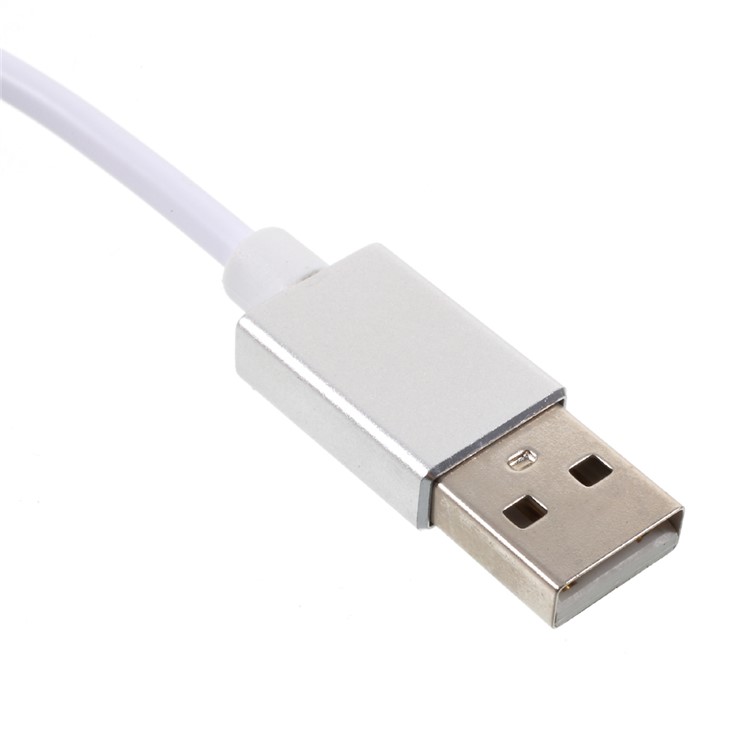 Adaptateur Ethernet USB 2.0 À 10 / 100mbps Réseau RJ45 Lan Adaptateur Câblé - Couleur Argent-5