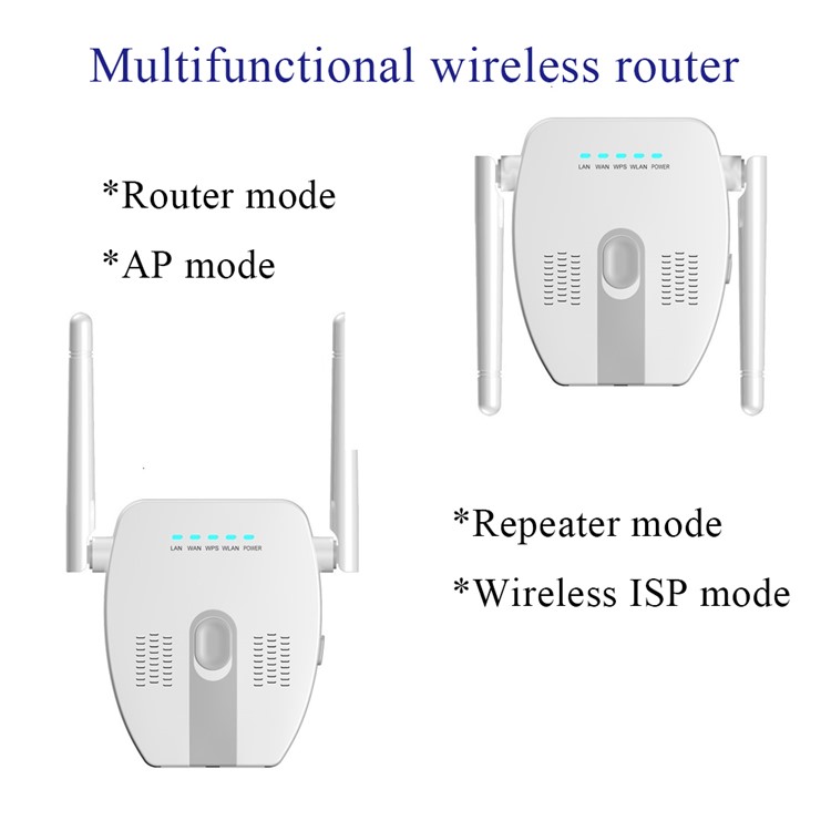 DC-01 300Mbps WiFi Router Wireless Repeater Booster Range Extender - White / EU Plug-16