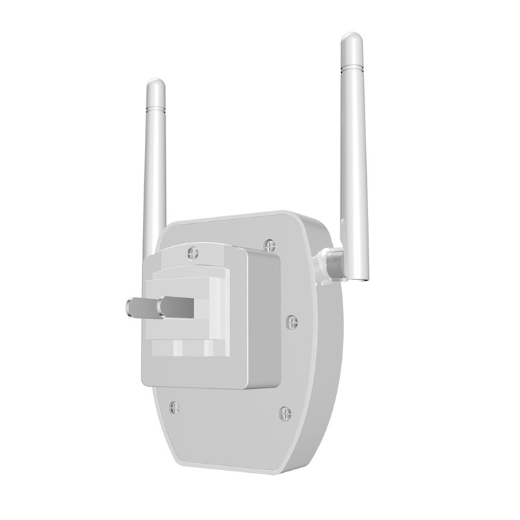 DC-01 300Mbps WiFi Router Wireless Repeater Booster Range Extender - White / EU Plug-6