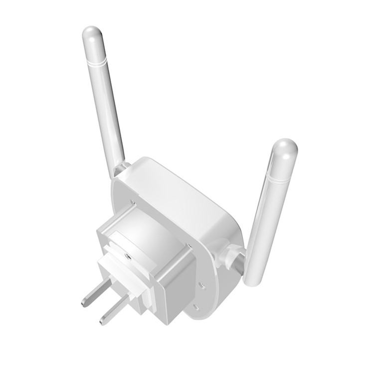 DC-01 300Mbps WiFi Router Wireless Repeater Booster Range Extender - White / EU Plug-7