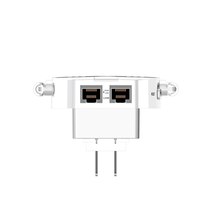 DC-01 300Mbps WiFi Router Wireless Repeater Booster Range Extender - White / EU Plug-9