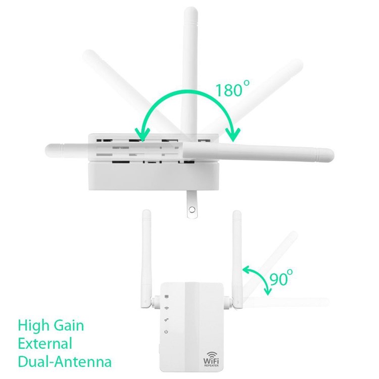 Wireless USB Adapter 300Mbps Long WiFi Range Network Card Receiver 5dBi Antenna - US Plug-15