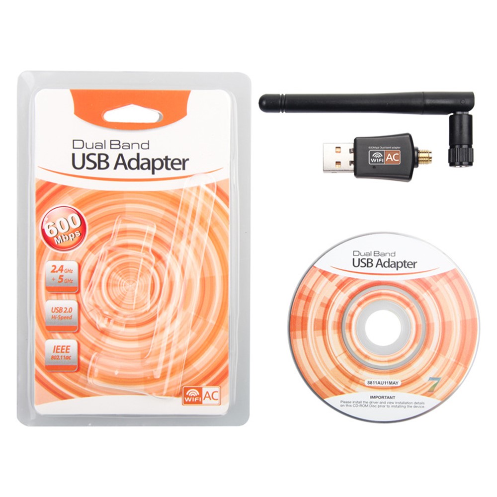 AC600M Dual-Band 2.4G / 5G USB Wifi Antennenadapter USB Wifi Netzwerk-Dongle-15