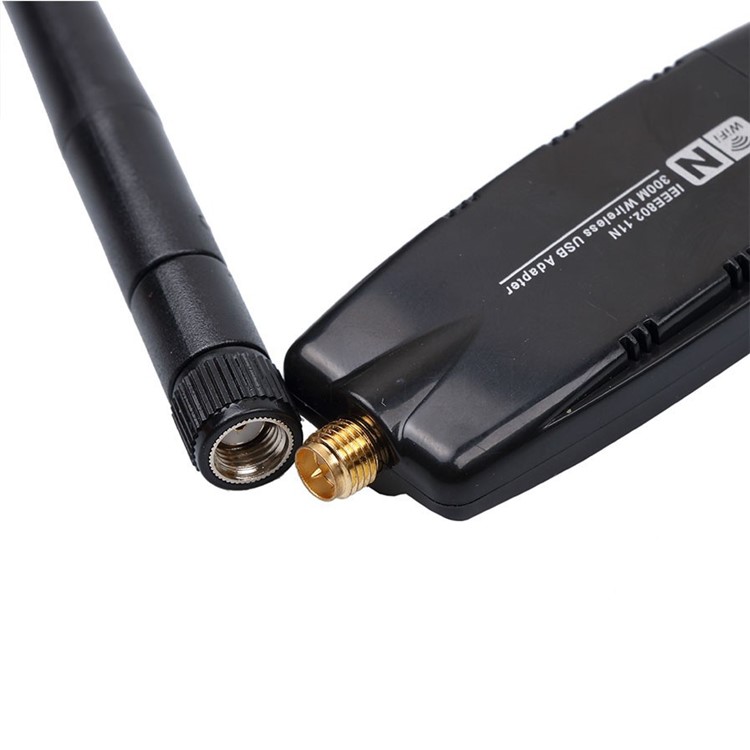 300Mbps WiFi USB Adapter Dongle Ethernet Network Card with Antenna-8