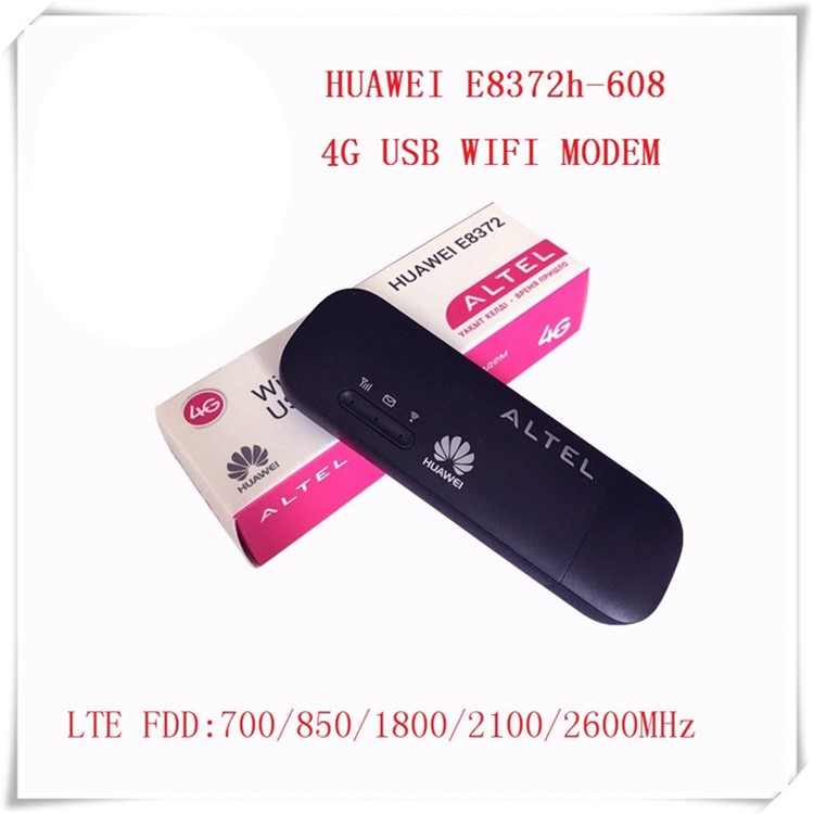 HUAWEI E8372h-608 Unlocked 150Mbps 4G LTE Modem USB Stick WiFi Router-5
