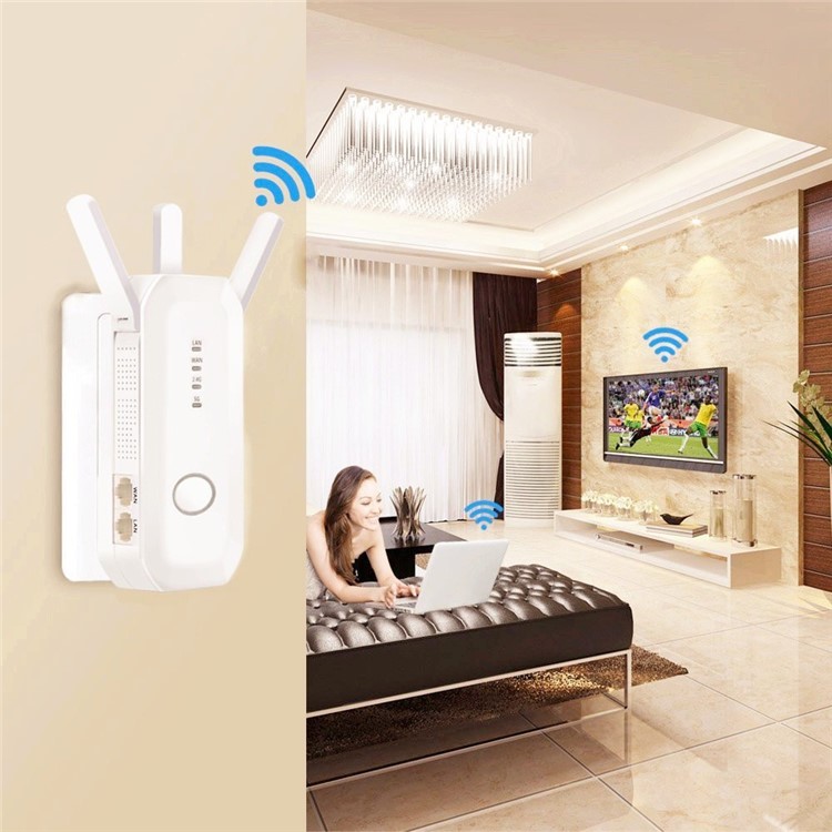AC 750Mbps 2.4G/5.8G Dual Band WiFi Range Extender Wireless Router Repeater - EU Plug