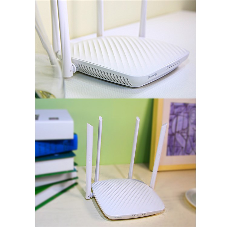TENDA F9 600Mbps Wireless WiFi Router with 4 Antennas - US Plug-8