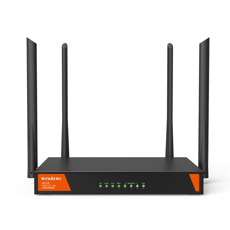 TENDA W15E 1200M 11AC 2.4GHz/5GHz Dual Band Wireless WiFi Router with 4 Antennas - EU Plug-2