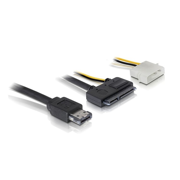 CY SA-087-0.5M PESATA + IDE to SATA22P Converter Cable-1