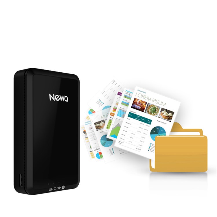 NEWQ F1 Wireless External Smart Hard Drive 1TB Cloud Storage-4