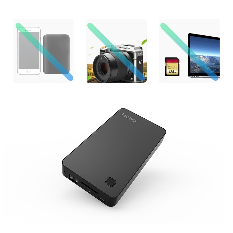 NEWQ Z2 2TB USB 3.0 External Hard Drive WiFi Router Cloud Storage-1