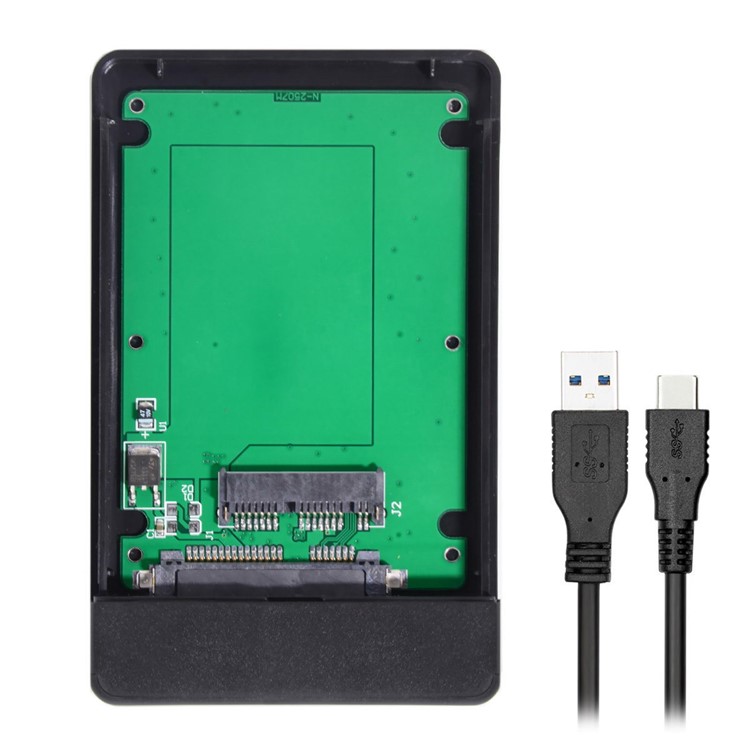 USB 3.1 Tipo-c USB-C Para 1.8 Polegadas Micro SATA 16 Pinos 7 + 9 SSD Para Gabinete De Disco Rígido Externo-4