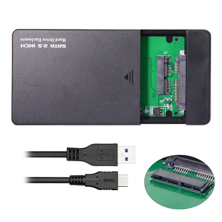 USB 3.1 Tipo-c USB-C Para 1.8 Polegadas Micro SATA 16 Pinos 7 + 9 SSD Para Gabinete De Disco Rígido Externo-8