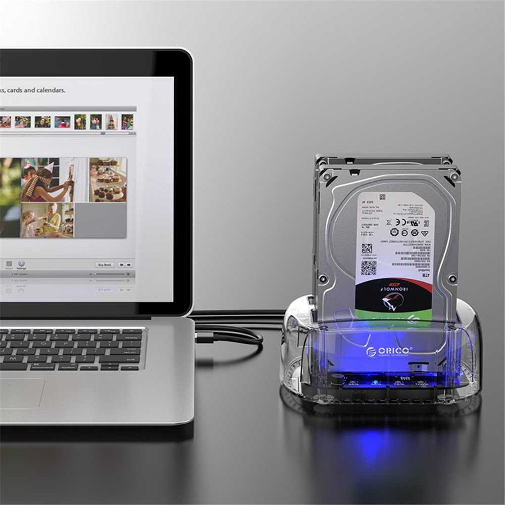 ORICO 6239U3 3.5 inch HDD/SSD Hard Drive Docking Station USB 3.0 Dual-Bay-10