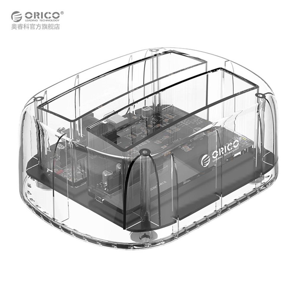 ORICO 6239U3 3.5 inch HDD/SSD Hard Drive Docking Station USB 3.0 Dual-Bay-2