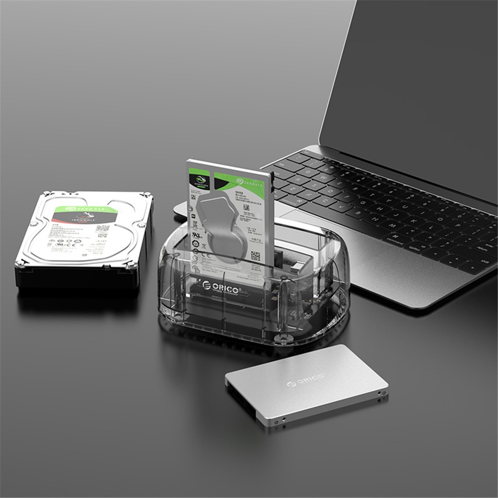 ORICO 6239U3 3.5 inch HDD/SSD Hard Drive Docking Station USB 3.0 Dual-Bay-3
