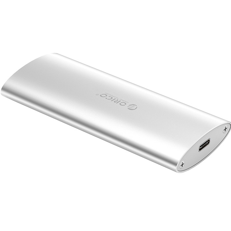 ORICO M2D-C3 M.2 to Type-C High Speed USB3.1 Gen 1 SSD Enclosure Aluminum Alloy Solid Hard Disk External Case - Silver