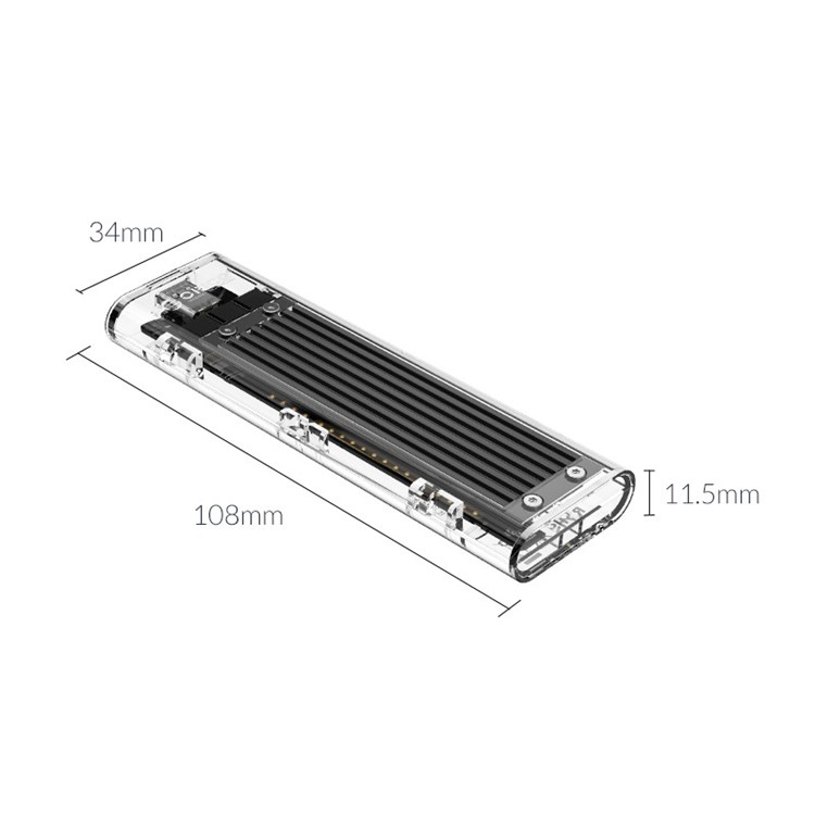 ORICO TCM2F-C3 NGFF M.2SSD à L'enclosage SSD de Type c