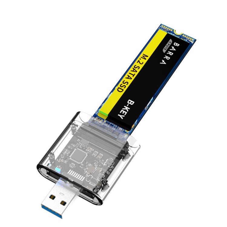 JMS578 USB3.0 SSD Solid State PCIE Protocol M.2 NGFF SATA Mobile Hard Disk Enclosure DM201SU-12