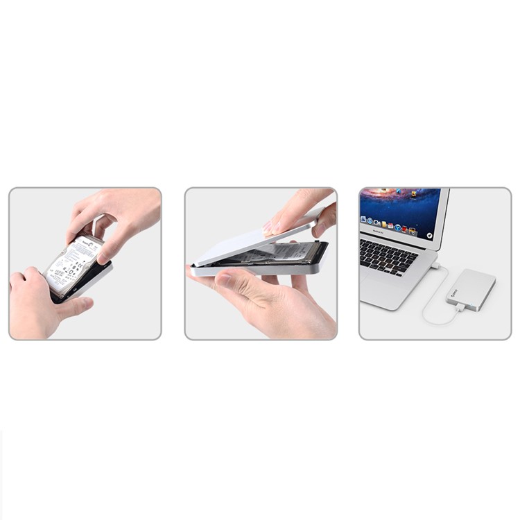 ORICO 2569S3 USB 3.0 SATA 3.0 Chipsatz 2.5 '' SATA HDD und SSD External Enclosure Box - Schwarz-8