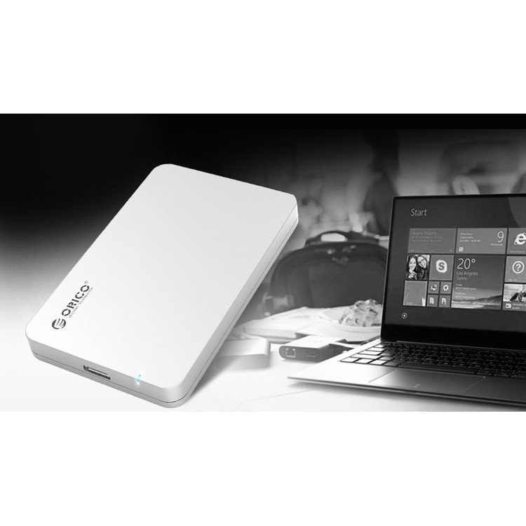 ORICO 2569S3 USB 3.0 SATA 3.0 Chipset 2.5 'SATA HDD Et Boîtier D'enceinte Externe SSD - Couleur Argent-2
