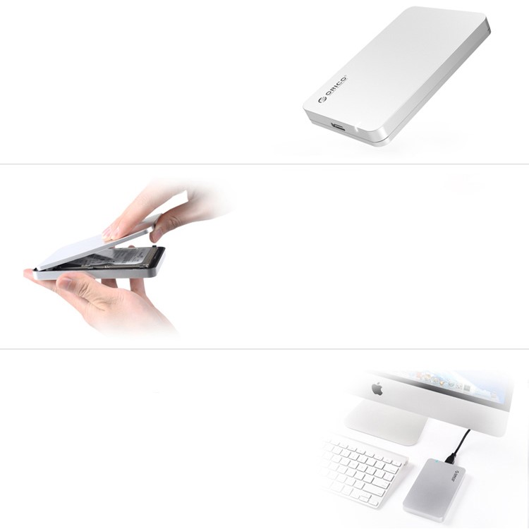 ORICO 2569S3 USB 3.0 SATA 3.0 Chipset 2.5 'SATA HDD Et Boîtier D'enceinte Externe SSD - Couleur Argent-3
