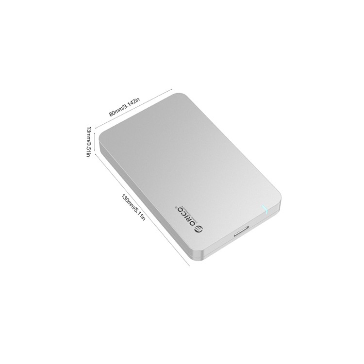 ORICO 2569S3 USB 3.0 SATA 3.0 Chipset 2.5 'SATA HDD Et Boîtier D'enceinte Externe SSD - Couleur Argent-7