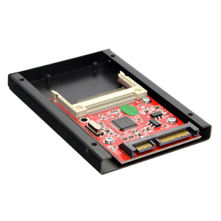 CF to SATA Converter Compact Flash Merory Card to 2.5 22Pin Adapter with Bracket Bay-1