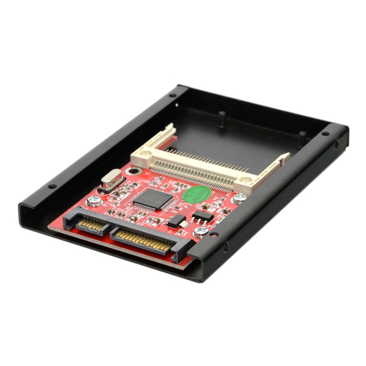 CF to SATA Converter Compact Flash Merory Card to 2.5 22Pin Adapter with Bracket Bay-3