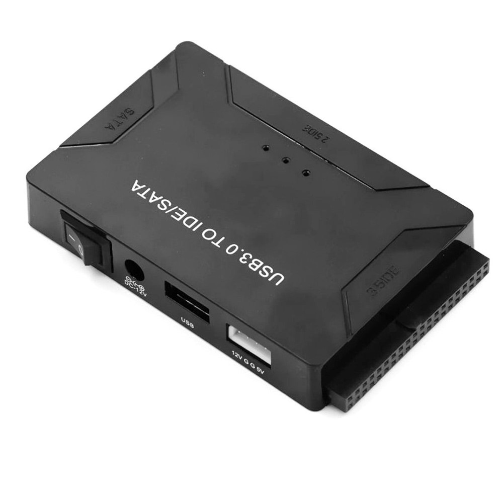 USB 3.0 to SATA IDE ATA Data Adapter 3 in 1 for PC Laptop 2.5'' 3.5'' HDD Hard Disk Driver with Power-11
