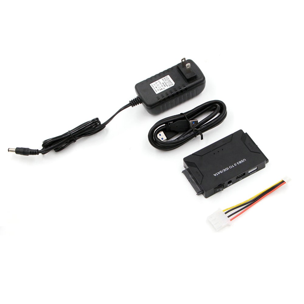 USB 3.0 to SATA IDE ATA Data Adapter 3 in 1 for PC Laptop 2.5'' 3.5'' HDD Hard Disk Driver with Power-15