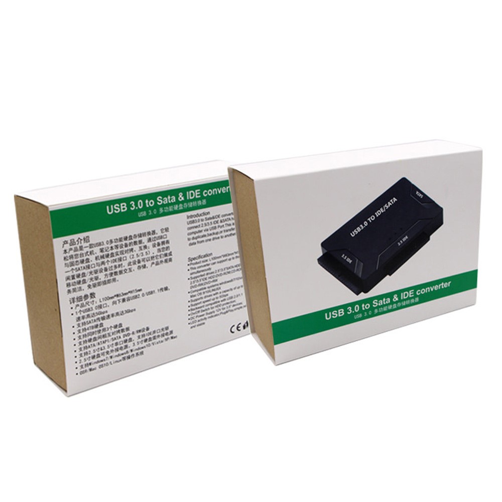 USB 3.0 to SATA IDE ATA Data Adapter 3 in 1 for PC Laptop 2.5'' 3.5'' HDD Hard Disk Driver with Power-16