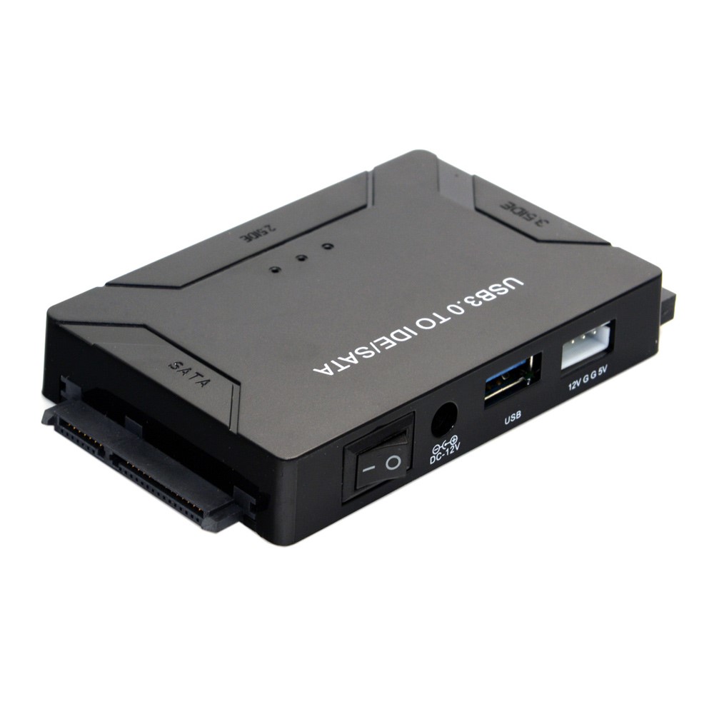 USB 3.0 to SATA IDE ATA Data Adapter 3 in 1 for PC Laptop 2.5'' 3.5'' HDD Hard Disk Driver with Power-2