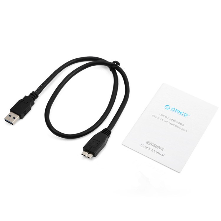 ORICO 2569S3-V1 USB 3.0 Festplattengehäuse Gehäuse - Silberfarbe-4