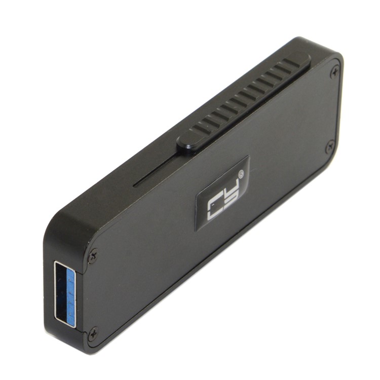 Retractable 42mm NGFF M2 B-key B/M-key SSD to USB 3.0 External PCBA Conveter Card Flash Disk Type - Black-6