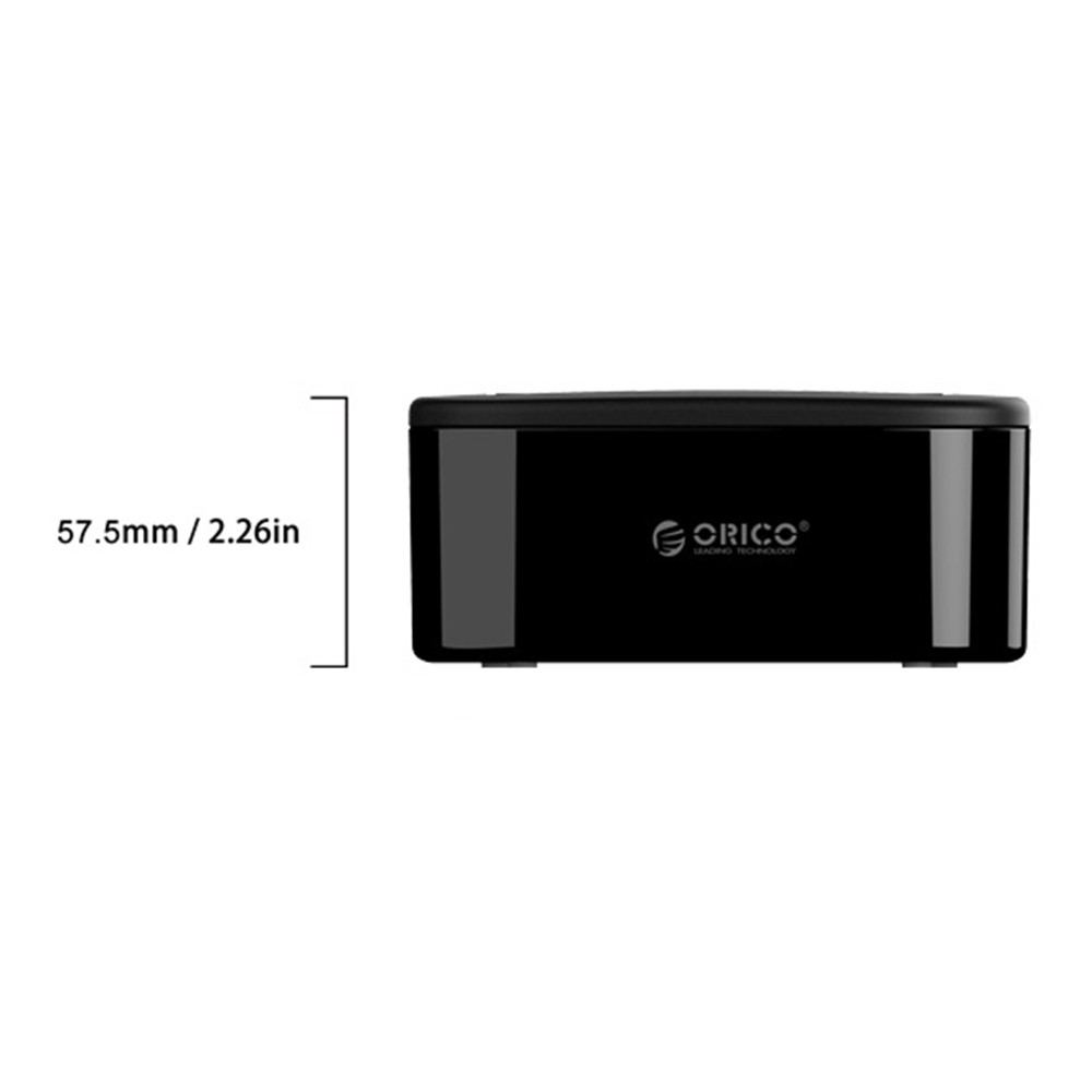 ORICO Hard Disk Drive Docking Station USB 3.0 SATA Dual-bay Enclosure Case with Offline Clone Function for 2.5"/3.5" SDD HDD (6228US3-C) - US Plug-10