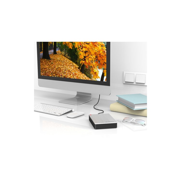 ORICO MD35C3 Tool-free High Speed 3.5-inch USB 3.1 Type C to SATA External Hard Drive Enclosure Case - Silver-4