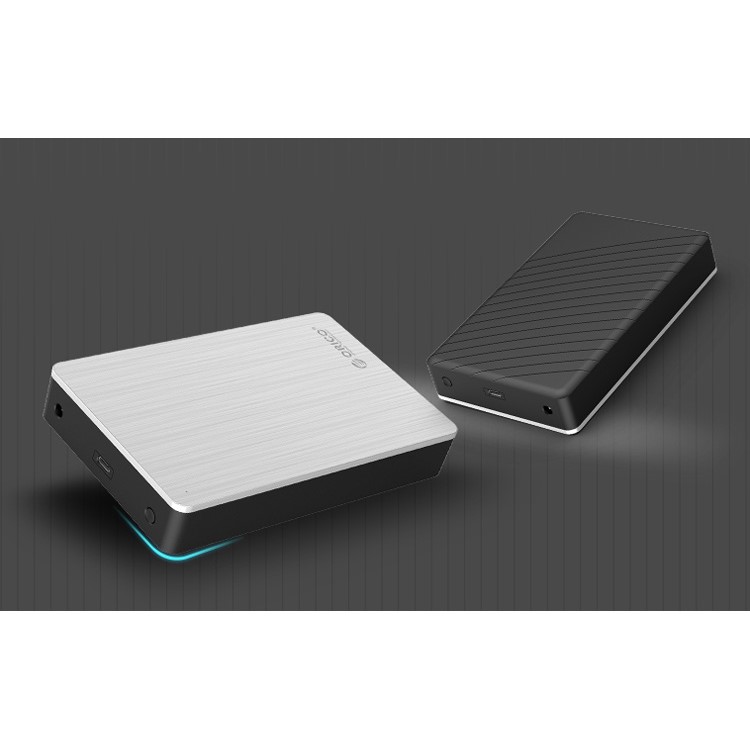 ORICO MD35C3 Tool-free High Speed 3.5-inch USB 3.1 Type C to SATA External Hard Drive Enclosure Case - Silver-8