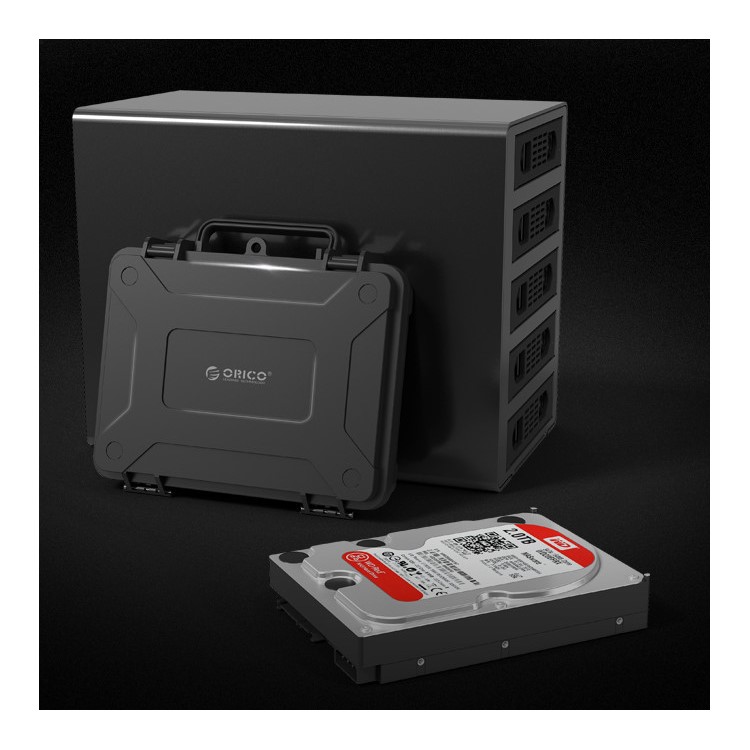 ORICO PHF-35 Splash-proof Shockproof Protective Case for 3.5 inch External Hard Drive - Black-2