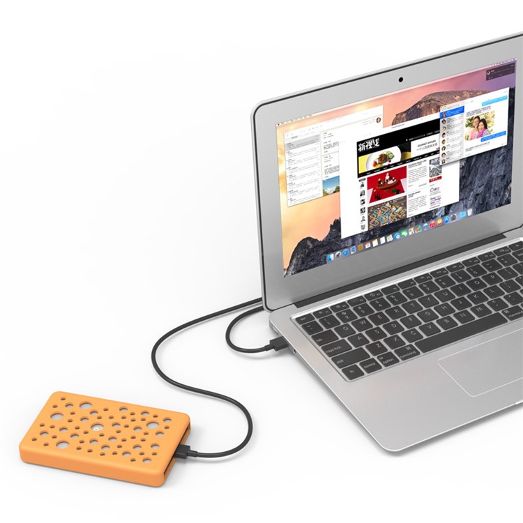 ORICO Aluminum Alloy 2TB 2.5" USB 3.0 Hard Drive Enclosure with Silicone Cover (2789U3)-5