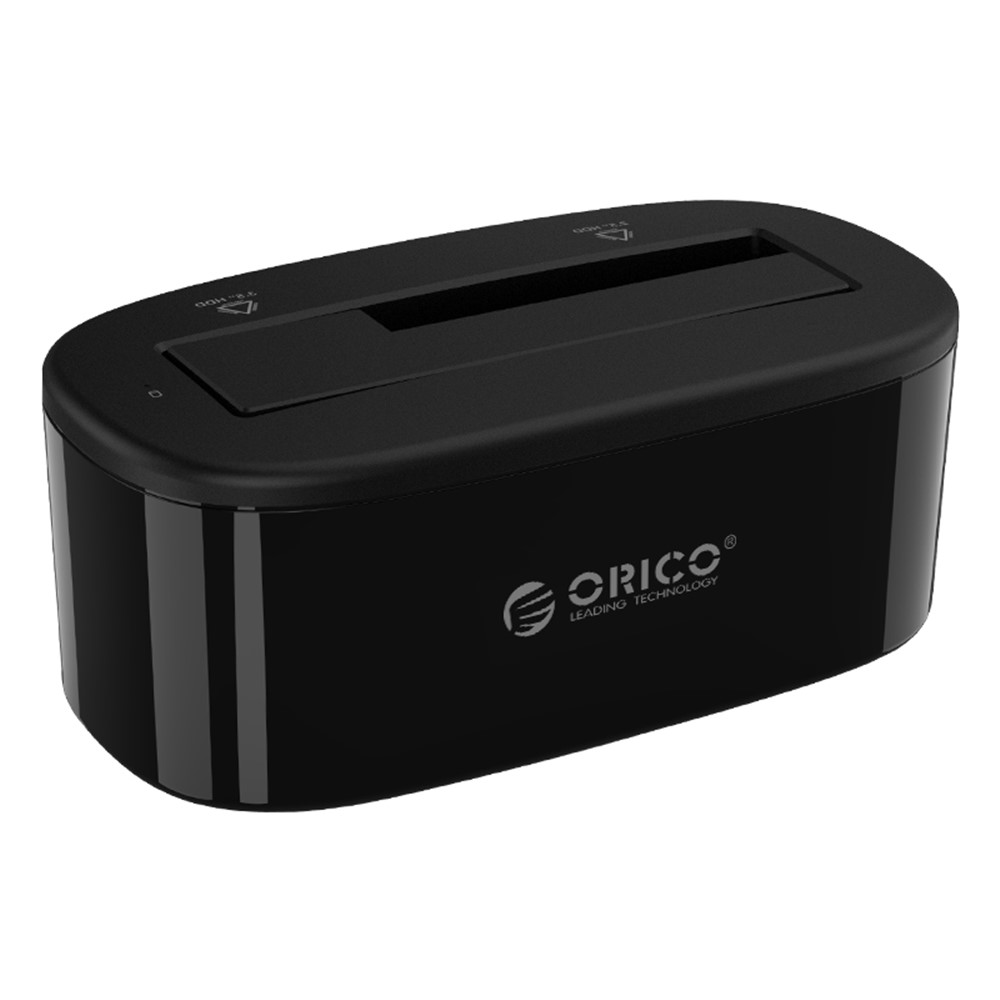ORICO Tool Free 5Gbps Super Speed USB 3.0 to SATA External Hard Drive Docking Station (6218US3) - Black / EU Plug-2