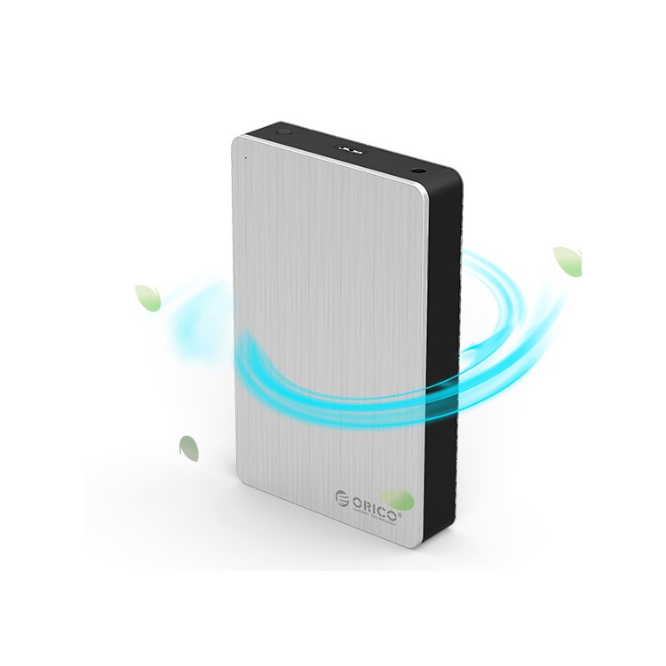 ORICO Tool-free 6Gbps High Speed 3.5 inch USB3.0 Hard Drive Enclosure Case (MD35U3) - Silver-2