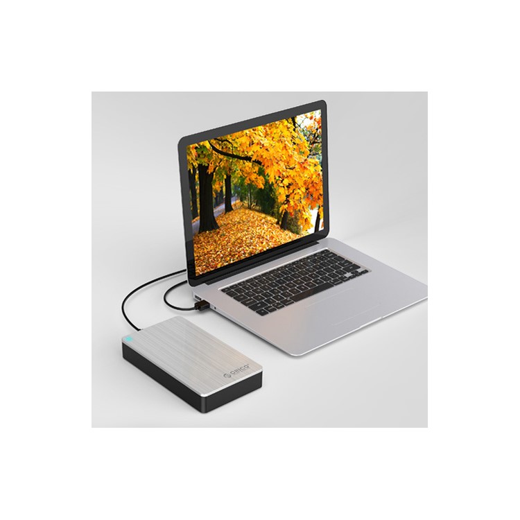 ORICO Tool-free 6Gbps High Speed 3.5 inch USB3.0 Hard Drive Enclosure Case (MD35U3) - Silver-6