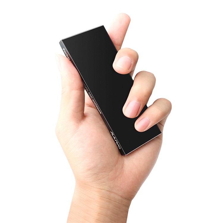 MAIWO K16NC Aluminum Alloy Pocket Size USB3.0 M.2(NGFF) SDD Enclosure with Type-C Port - Black-6