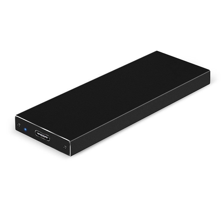 MAIWO K16NC Aluminum Alloy Pocket Size USB3.0 M.2(NGFF) SDD Enclosure with Type-C Port - Black-7