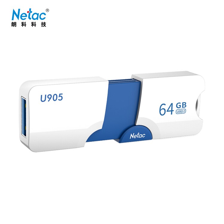 NETAC U905 Push-Pull-Design-Design Tragbare 64 GB USB 3.0 High-Speed-U-Flash-Laufwerk-3